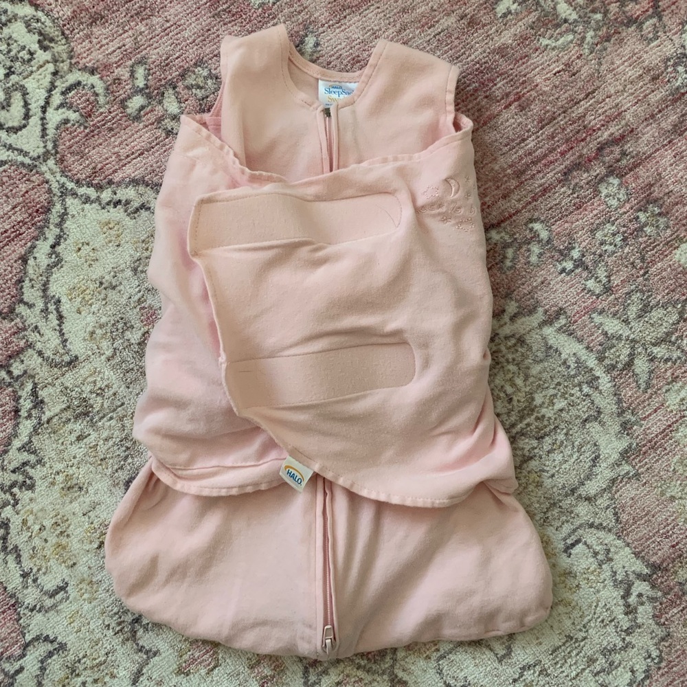 Halo SleepSack Swaddle - Newborn Lot of 2 Pink